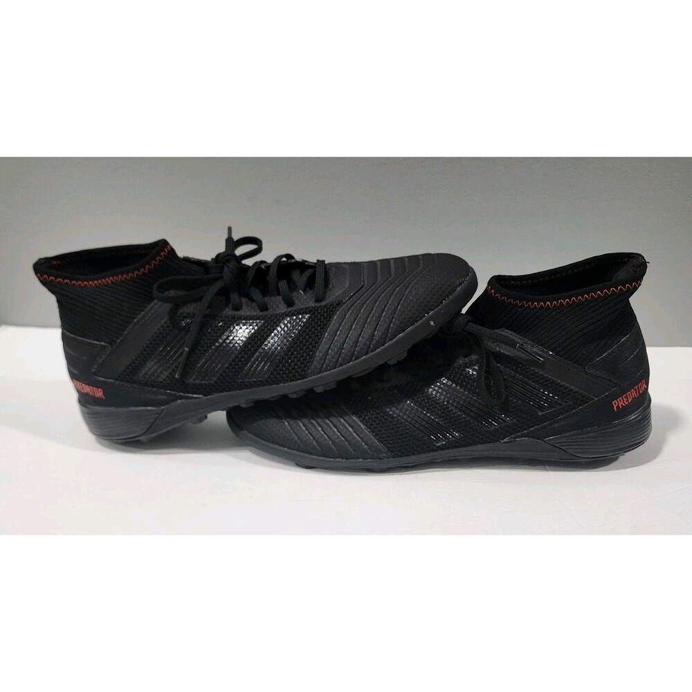 Adidas Predator Men’s Black  Ankle Support Cleats Sportswear Sizes 10.5